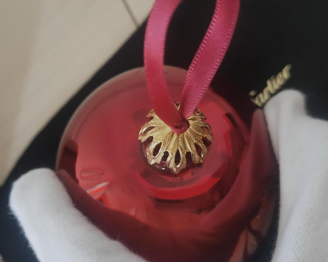 希少 未使用 カルティエ Cartier クリスマス オーナメント 引出BOX付