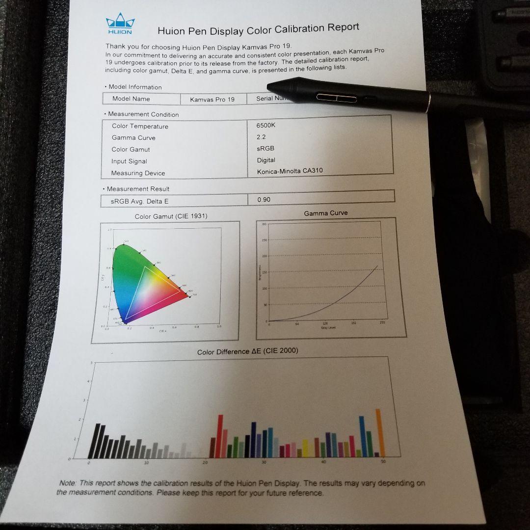 【美品】Huion Kamvas Pro 19 (4K)
