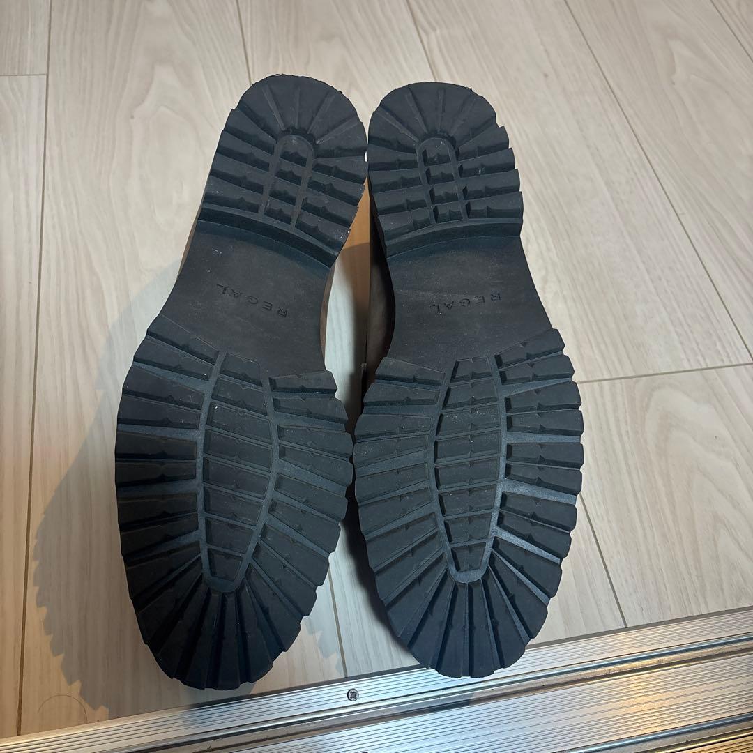 REGAL ブラウン ローファー スエード メンズ 53DLBB