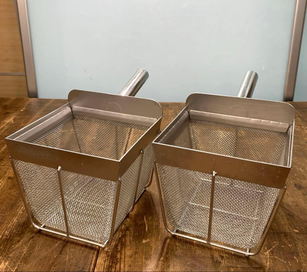 未使用品 業務用 ステンレス製 油切り 湯切り 3個セット 厨房