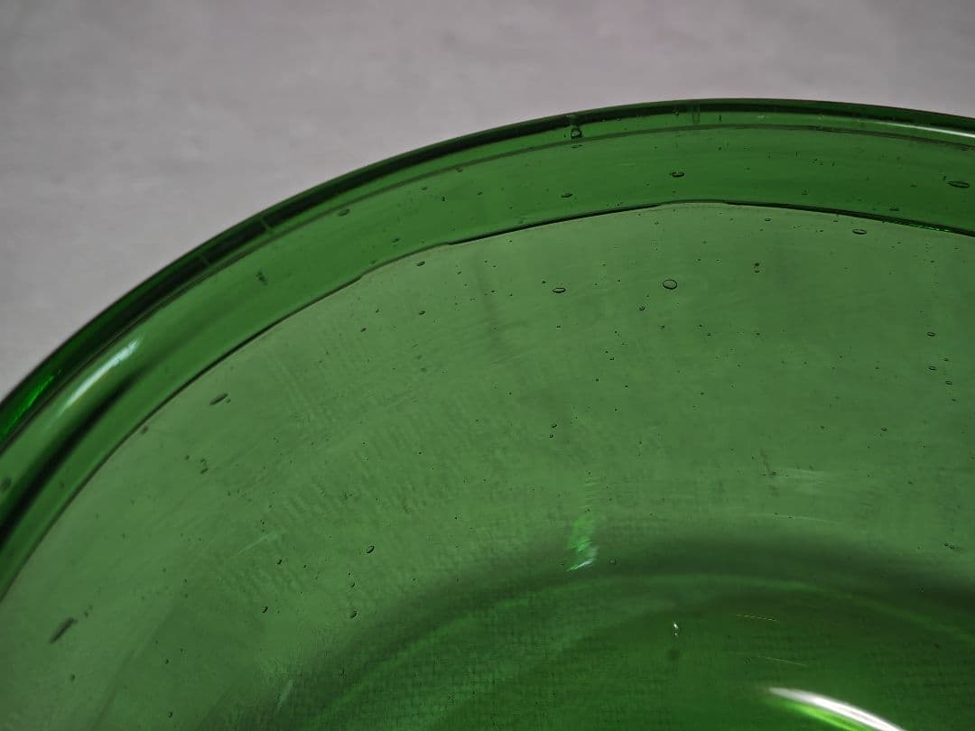 奥原硝子製造所　サラダ鉢　新品未使用　50年前のお品