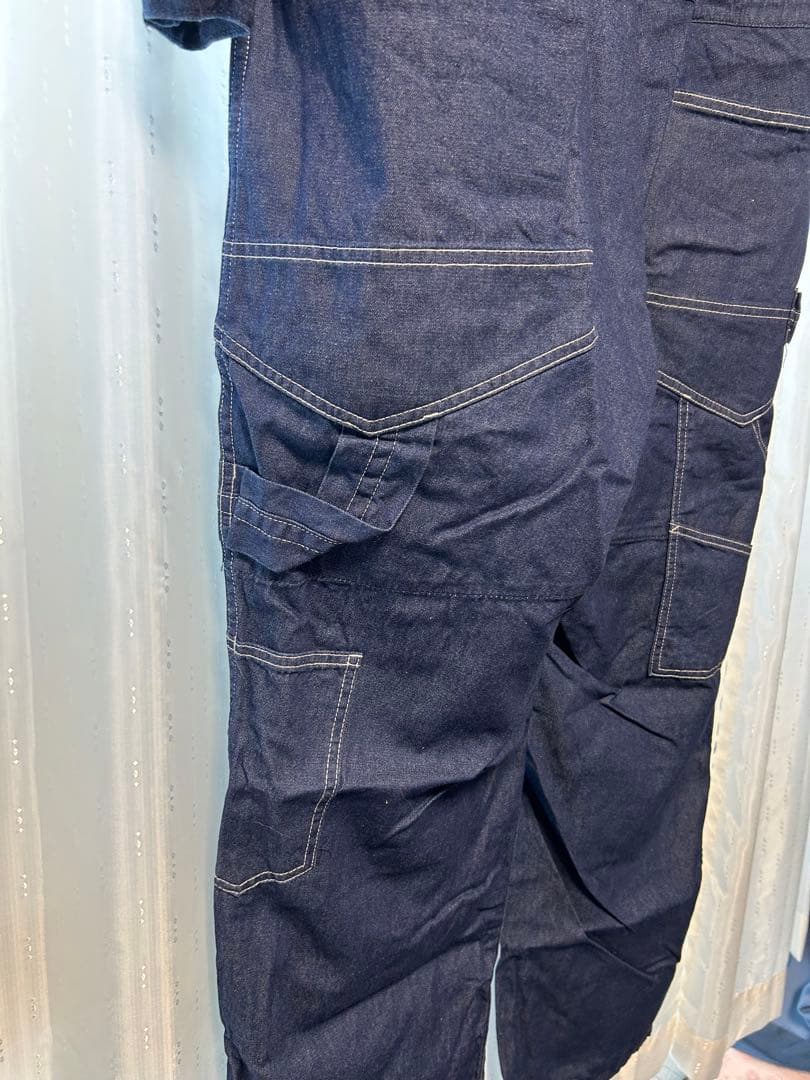 チャムス CHUMS メンズLサイズ デニム ツナギ