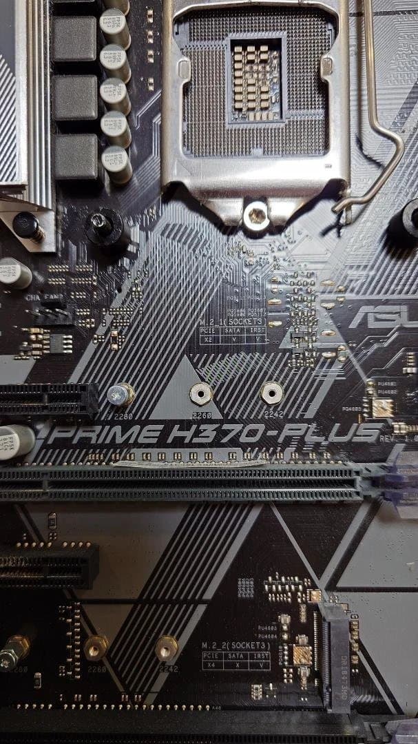 CPU intel core i7 9700K+ASUS PRIME H370-PLUS