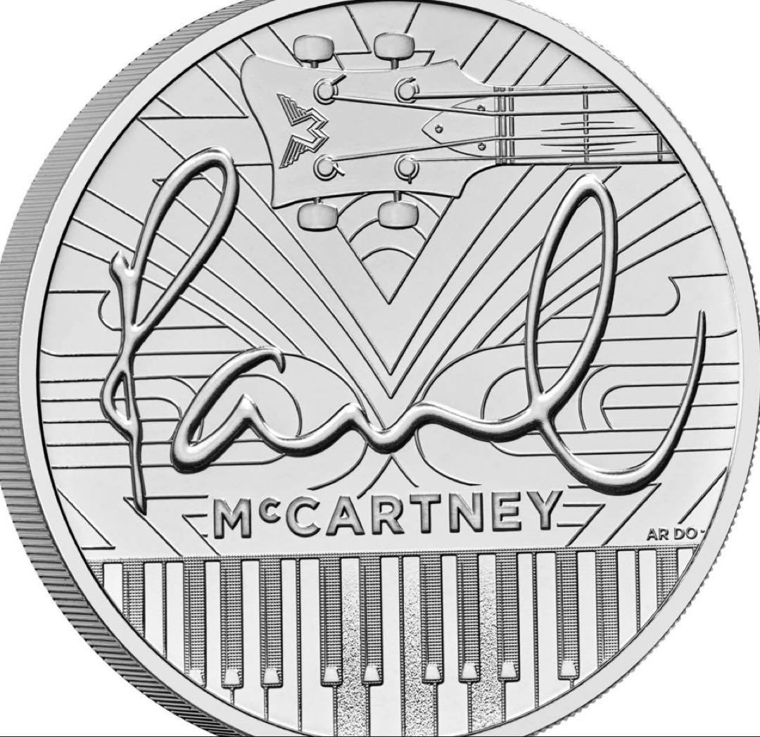 ★ジョンレノンポールマッカートニー英国記念限定5ポンドレアSETビートルズ