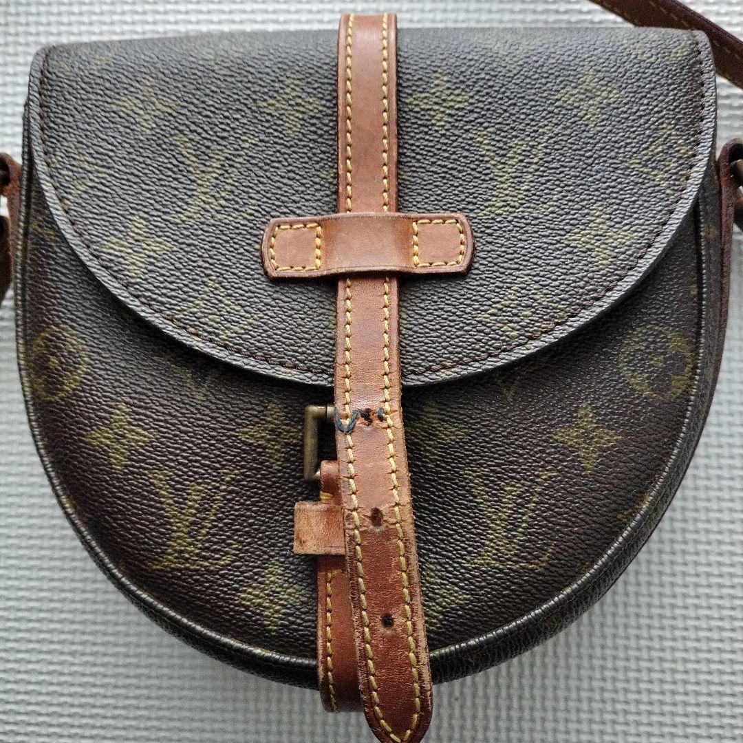 訳あり　ルイヴィトン モノグラム ショルダーバッグ　シャンティ　ヴィンテージ