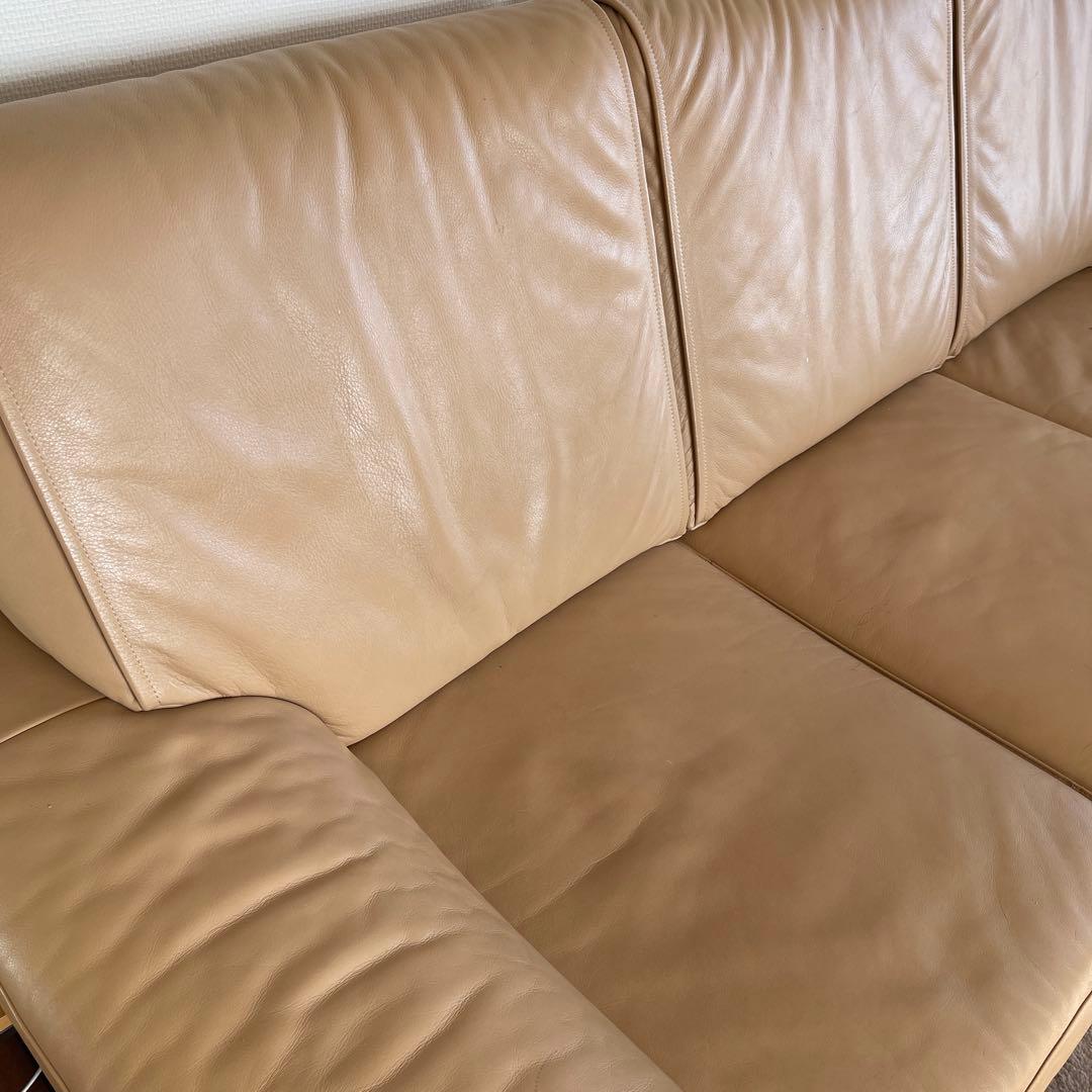 カリモク　ドマーニ　レザー 3人掛けソファ