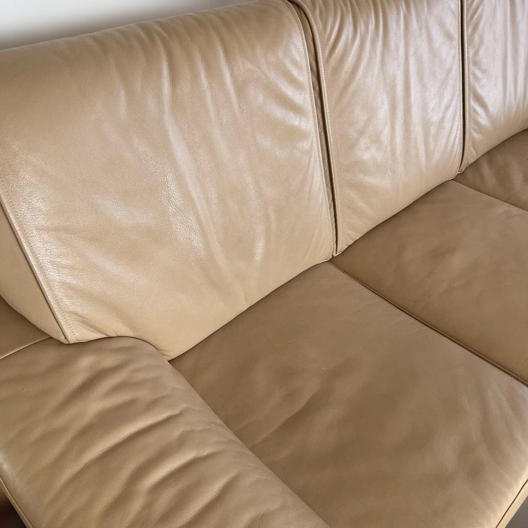 カリモク　ドマーニ　レザー 3人掛けソファ