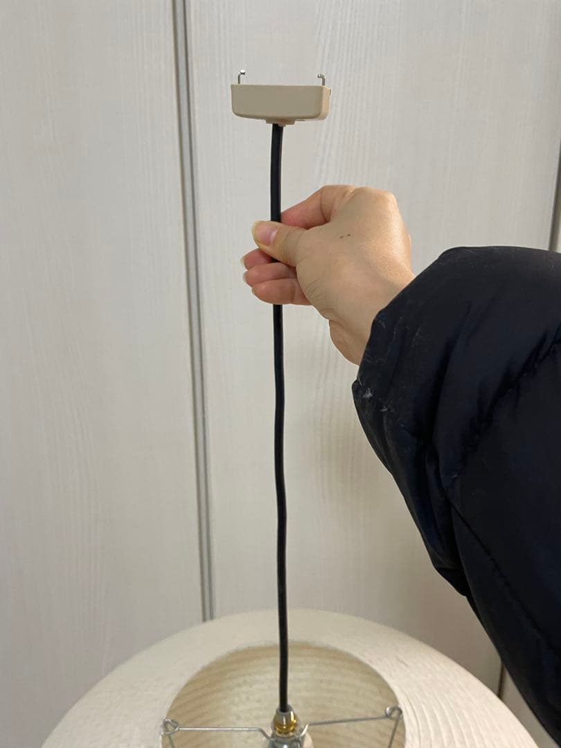 白雨 林工芸 ペンダントランプ 和風照明 和モダン 1灯　和室 リビング　和紙