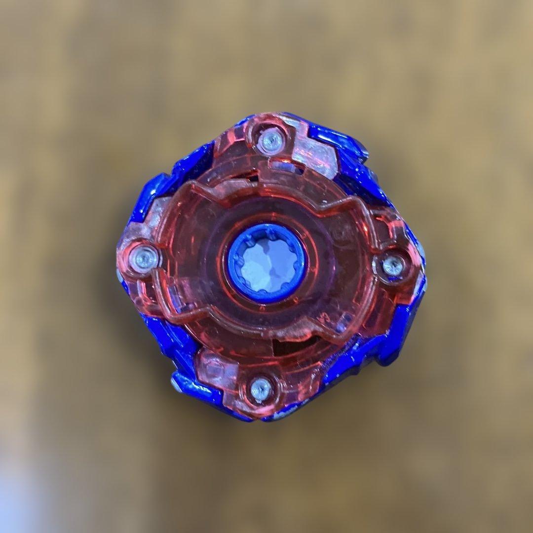 ベイブレードX　原色　コバルトドレイク　メタルコート；ブルー