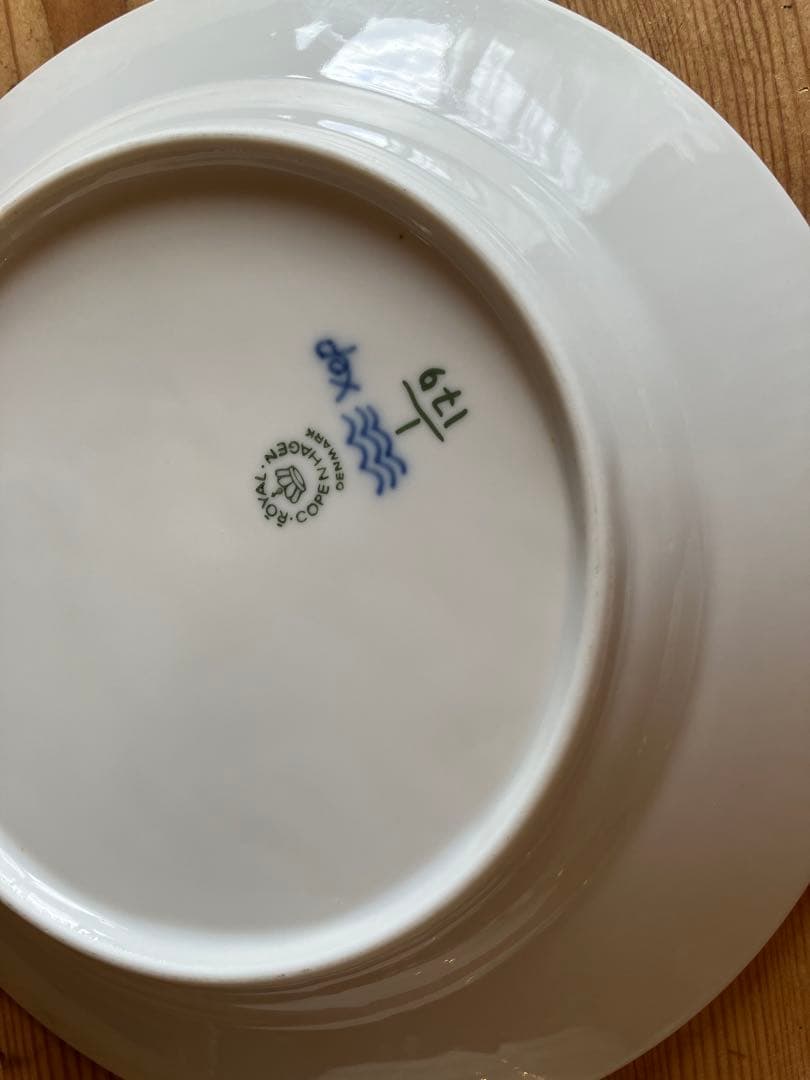 ロイヤルコペンハーゲン　ブルーフルーテッド　19デザートプレート×5