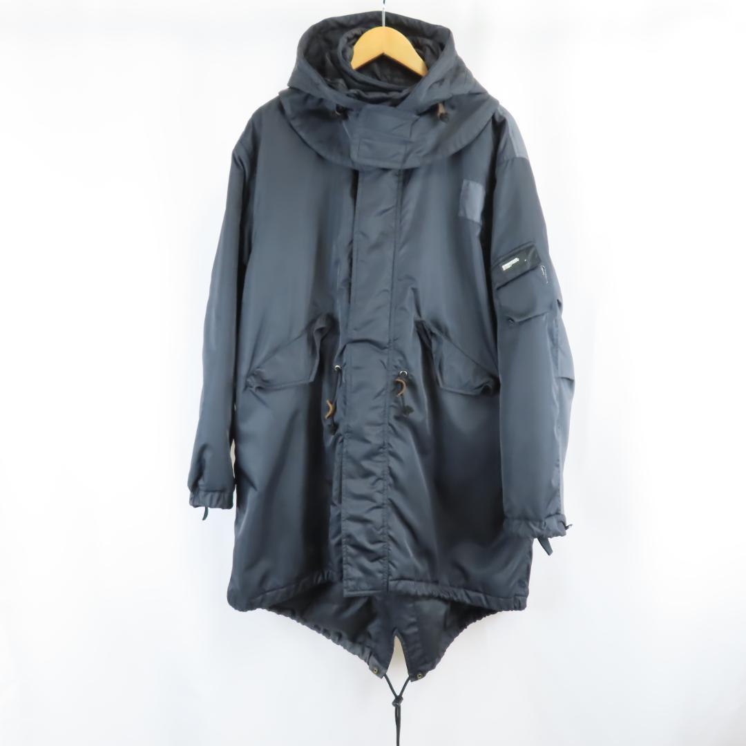 00AW NEIGHBORHOOD バイカラー ワイヤー モッズ ジップ コート