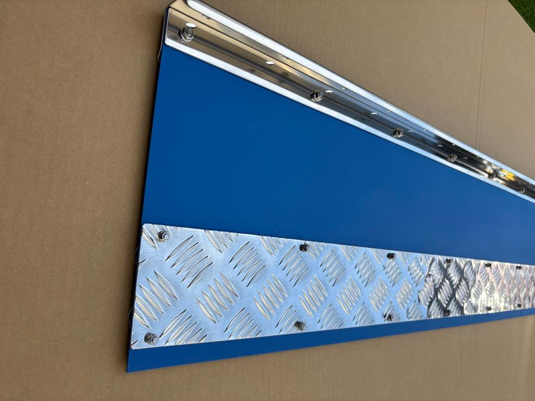 サービス品　軽トラック長タレ　一枚物　青ゴム　ステンレス　ハイゼット　キャリー等