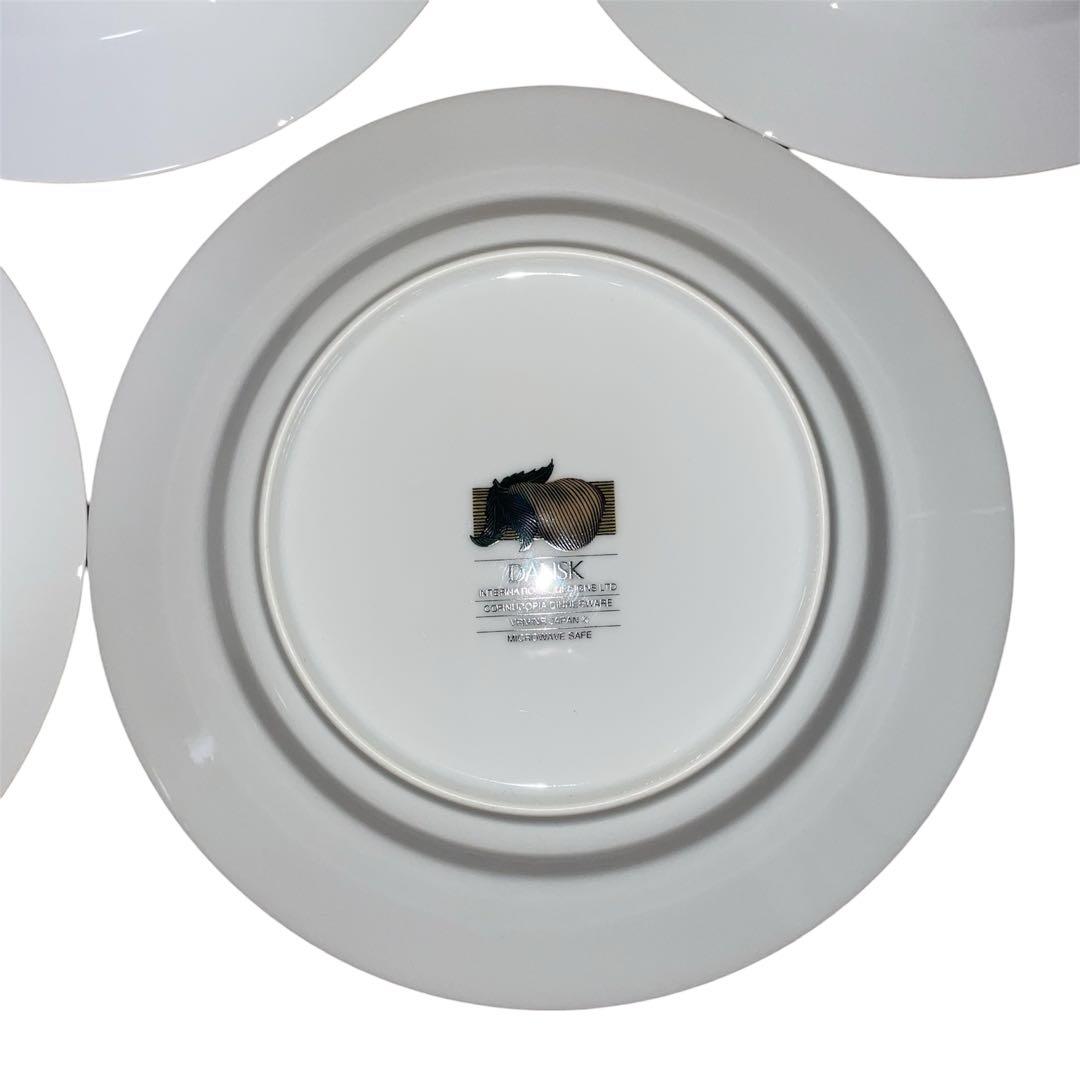 【未使用品級】 DANSK コルヌコピア ディナープレート 約23㎝ 5枚セット