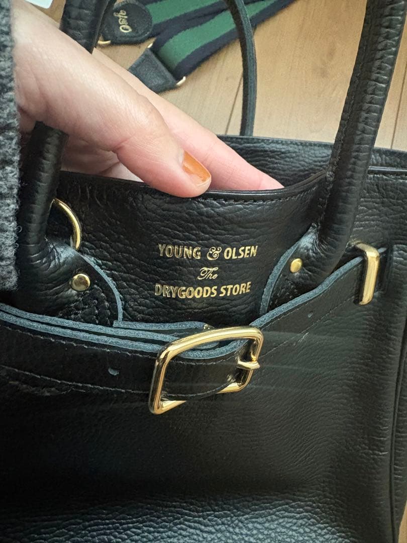 FRAMeWORK 【YOUNG&OLSEN】別注ストラップ付きベルト バック