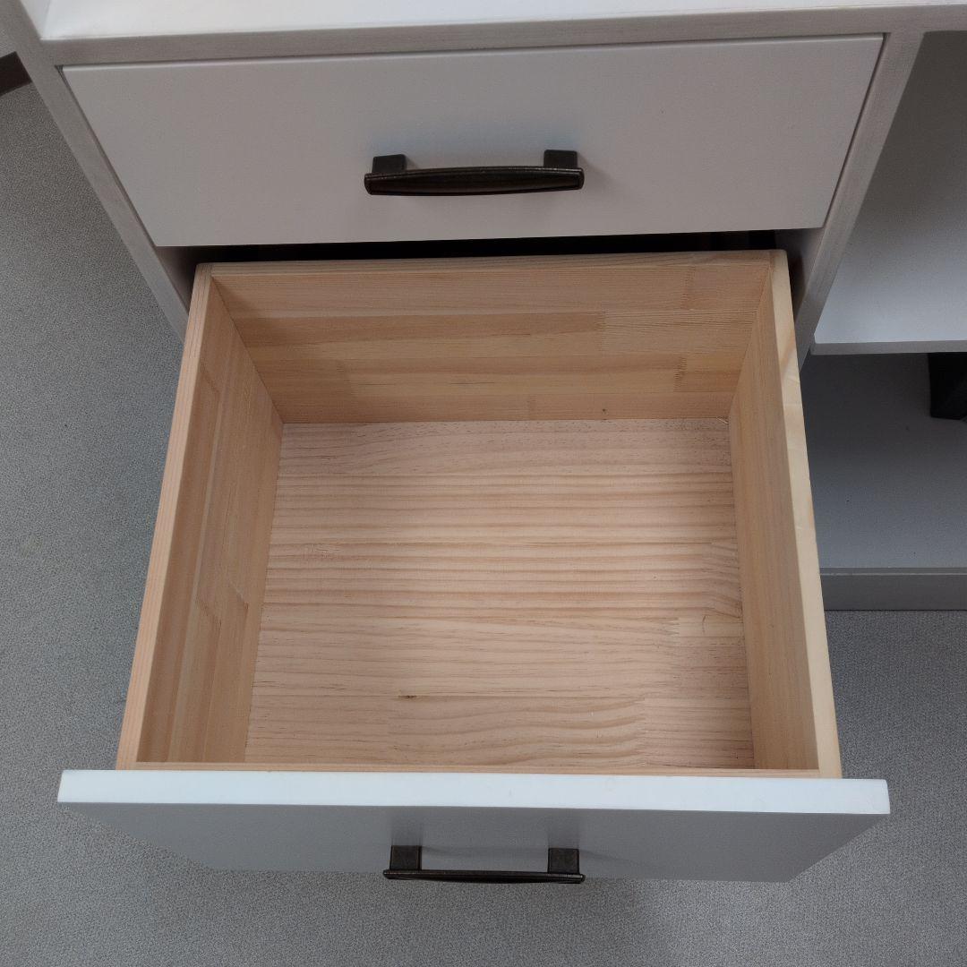 レジカウンター　受付カウンター　おしゃれ木製カウンター　ホワイト