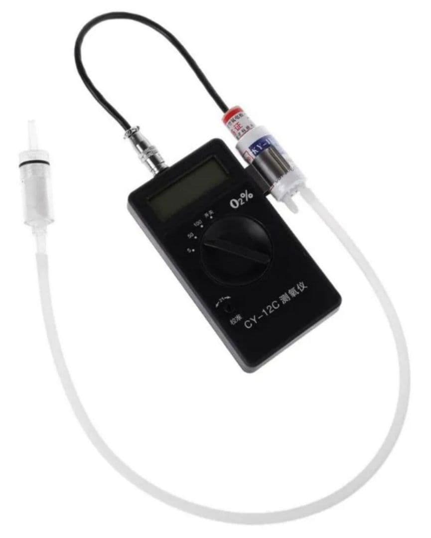 高濃度 酸素濃度計 CY-12C ※ペット用酸素室に※新品電池2本付き