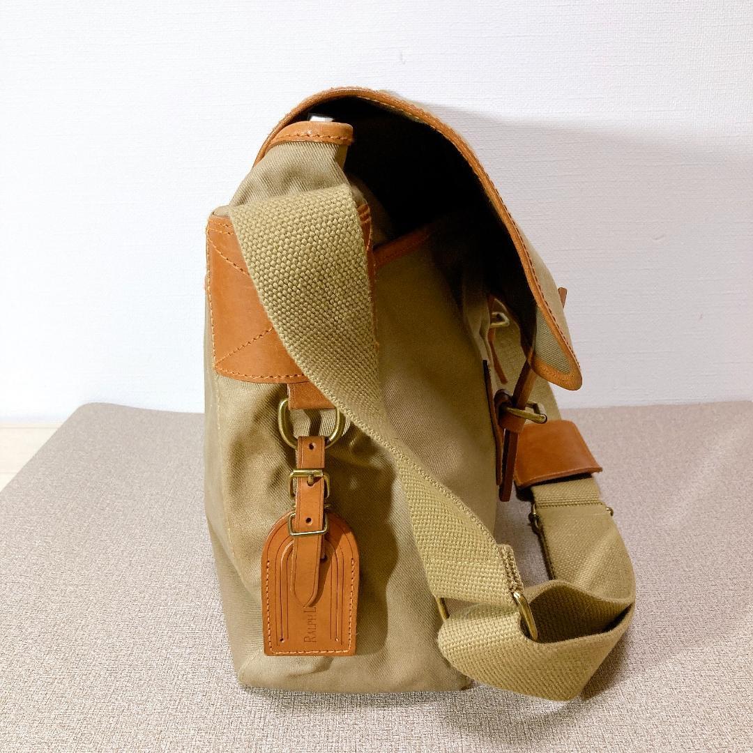 Polo Ralph Lauren ショルダーバッグ キャンバス サファリ