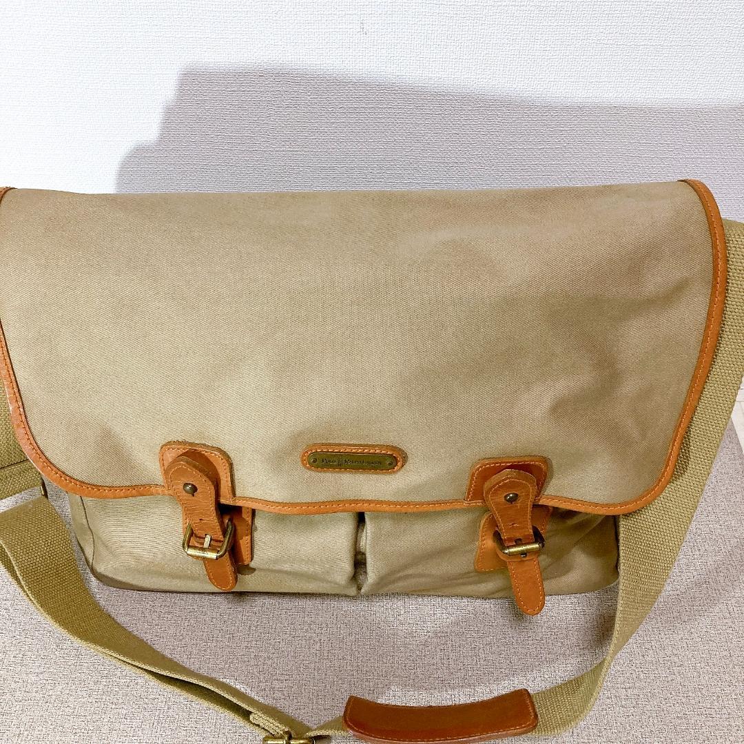 Polo Ralph Lauren ショルダーバッグ キャンバス サファリ