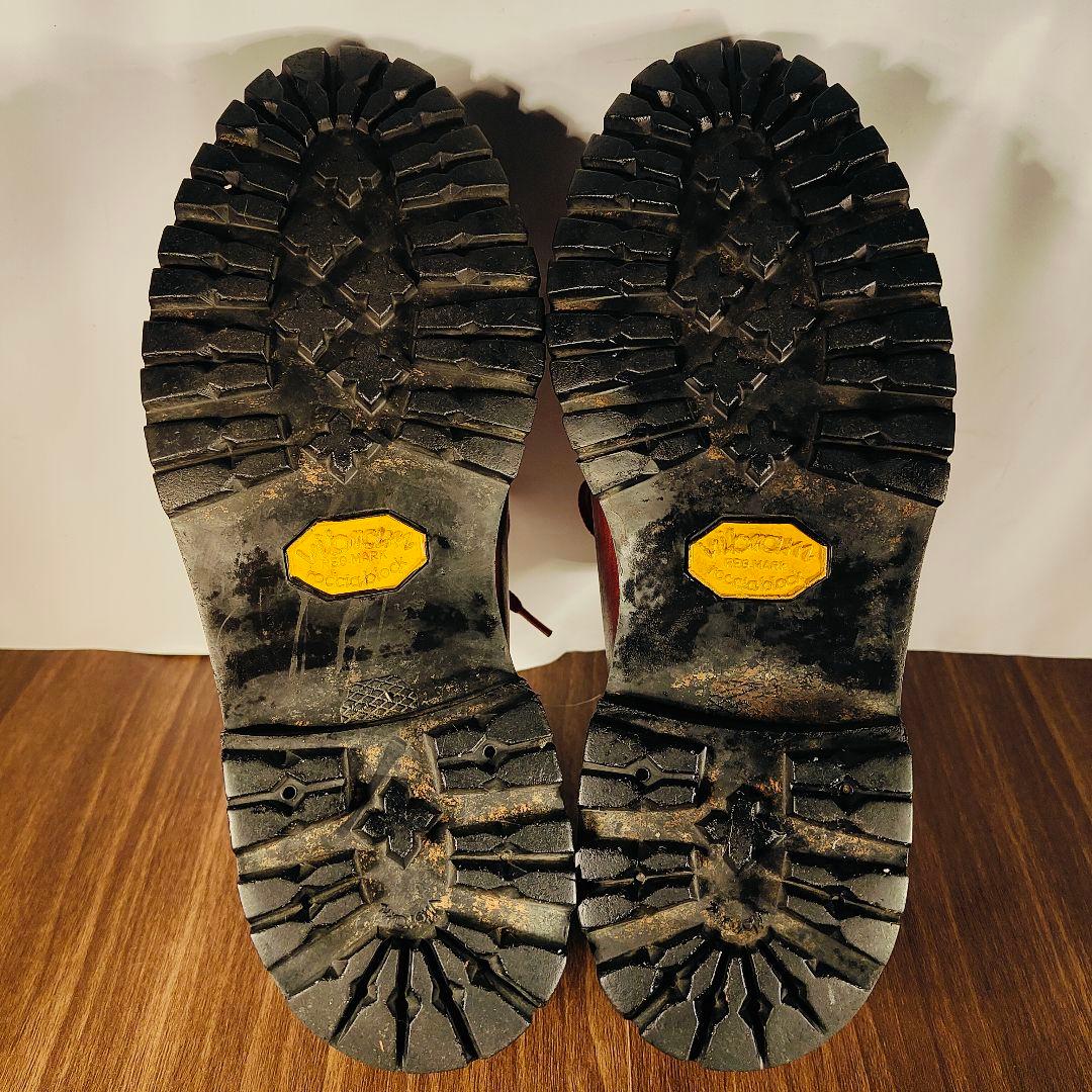 【高級ヴィンテージ】国内レザー工房製　Uチップ厚革オイルドレザー シャンボード系