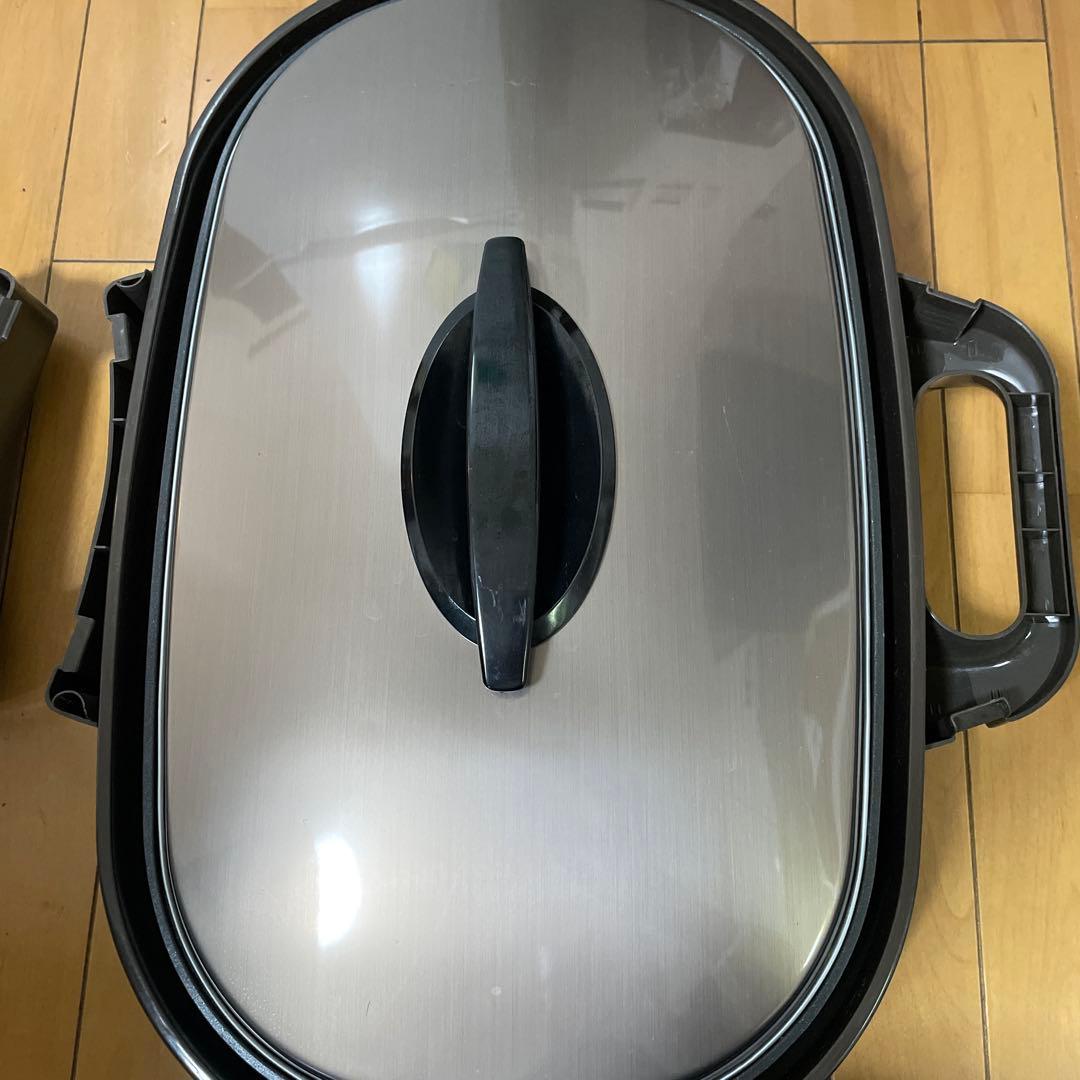 ワイドホットプレート　SANYO　たこ焼き・焼肉・平面・蒸し　HPS-SW4E2