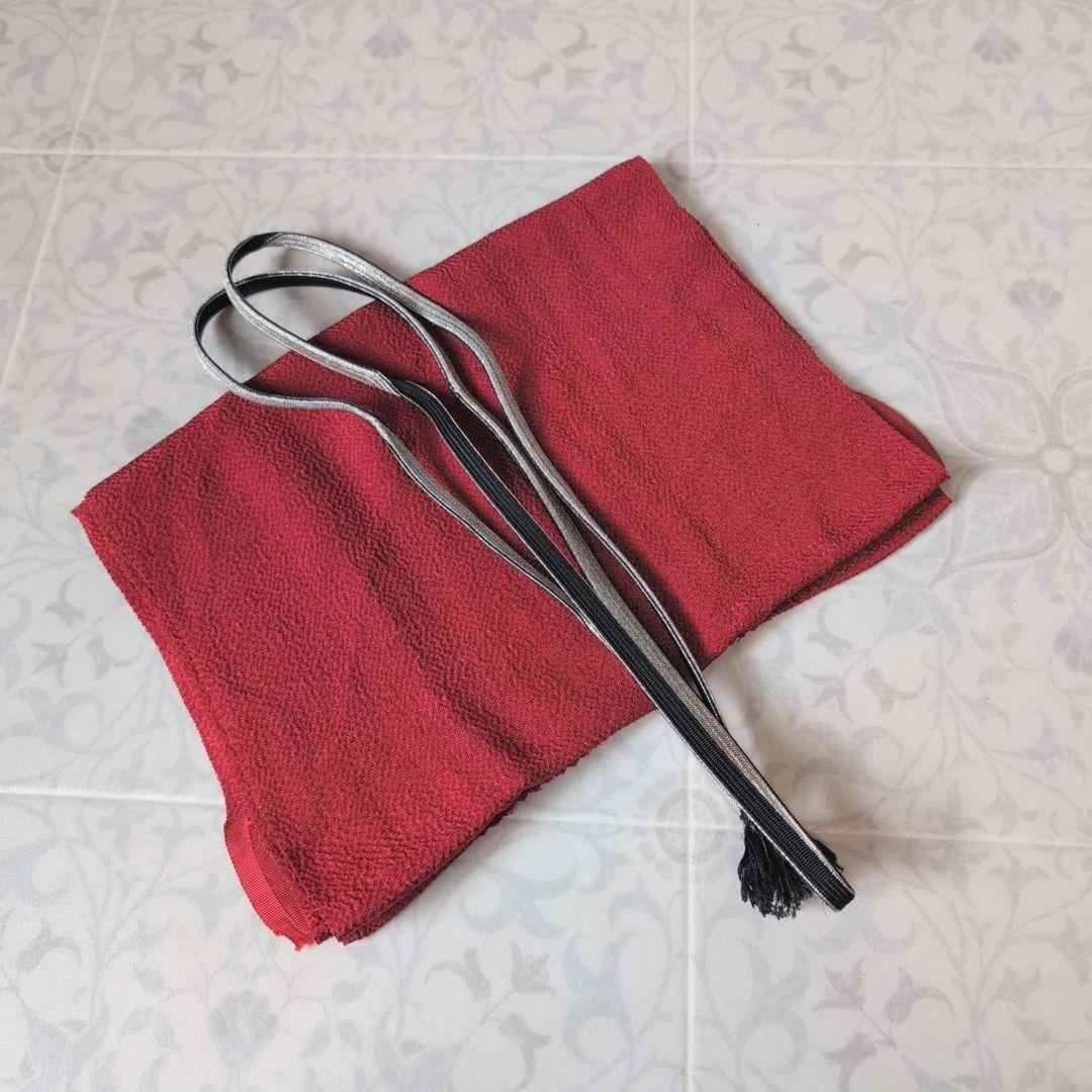 小紋　フルセット　着物　正絹　星屑　ダークブラウン　F5