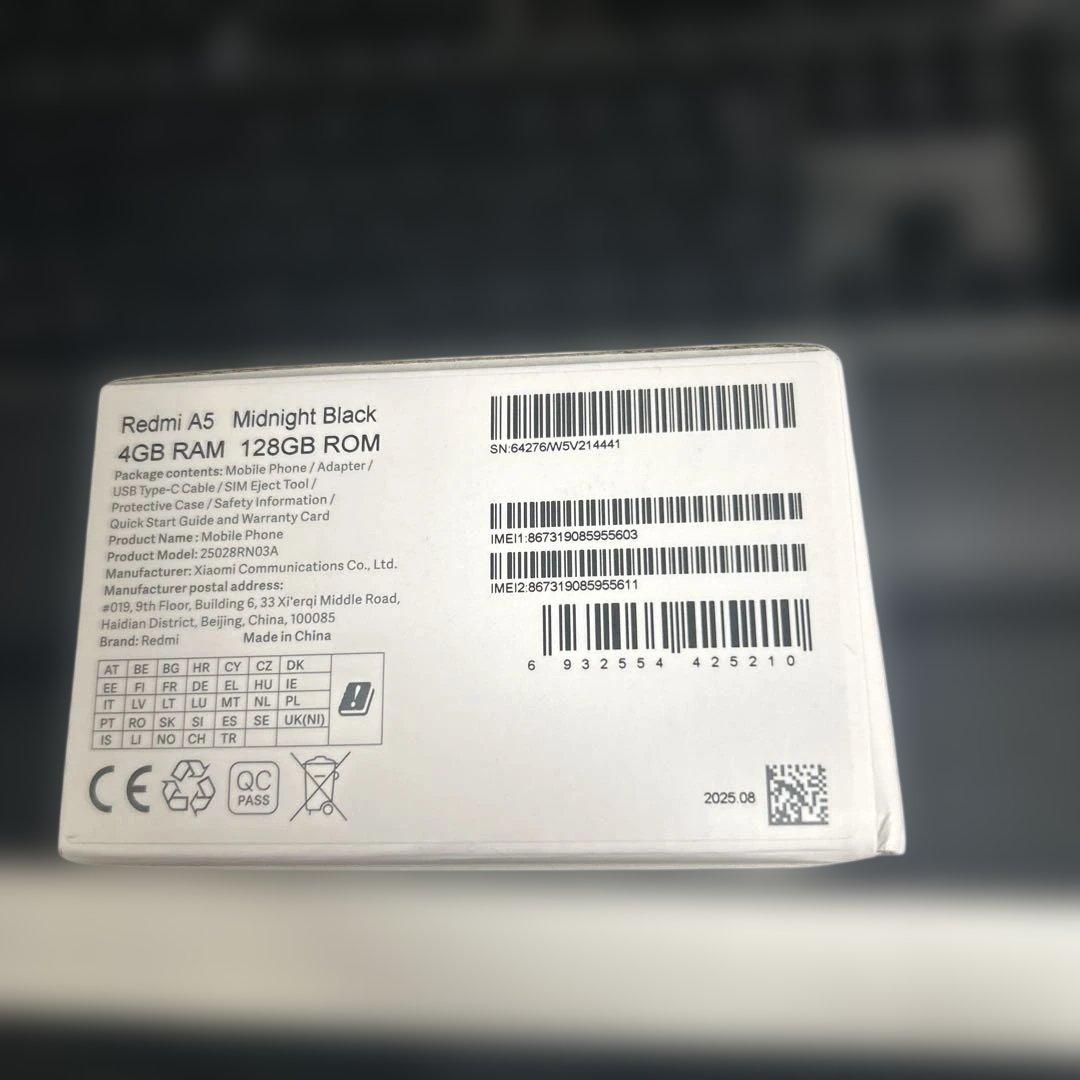 Redmi A5 4+128GB ブラック