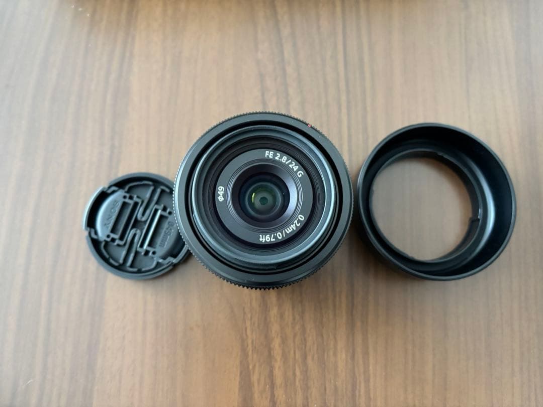 SONY SEL24F28G FE 24mm F2.8 G レンズフィルター付き