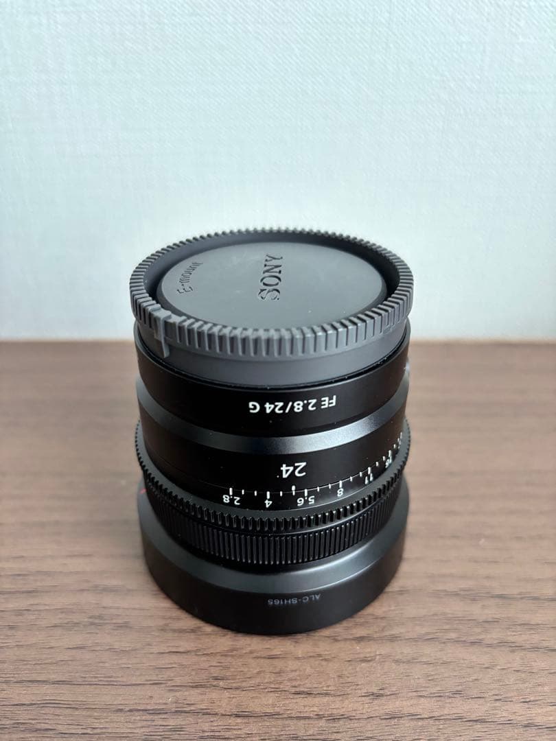 SONY SEL24F28G FE 24mm F2.8 G レンズフィルター付き
