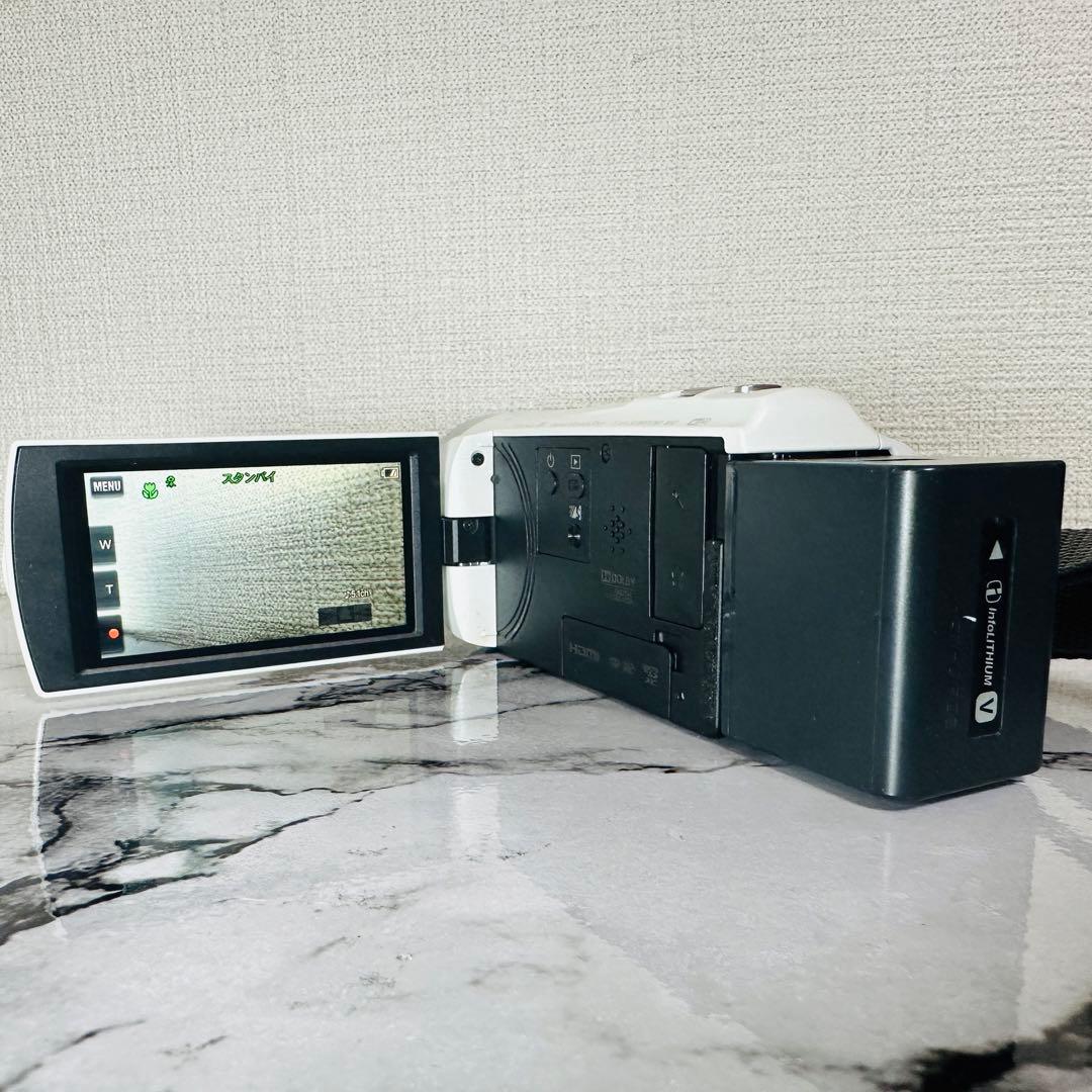 SONYハンディカム　HDR-CX485 ホワイト　Wi-Fi対応