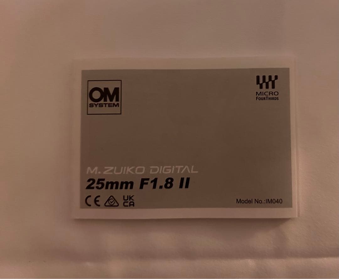 ［極美品］OM M.ZUIKO DIGITAL 25mm f1.8Ⅱ