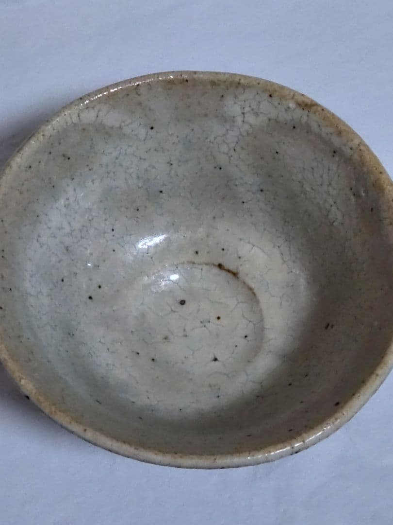 茶道具　古物　粉引唐津　抹茶碗