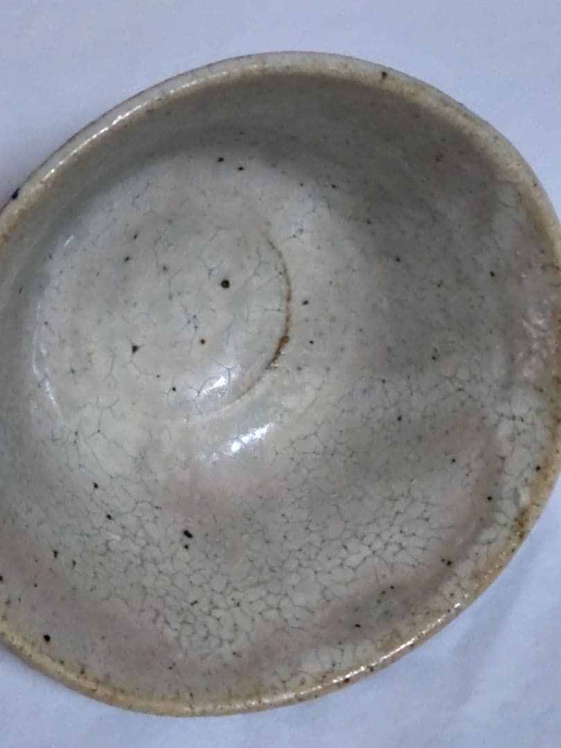 茶道具　古物　粉引唐津　抹茶碗