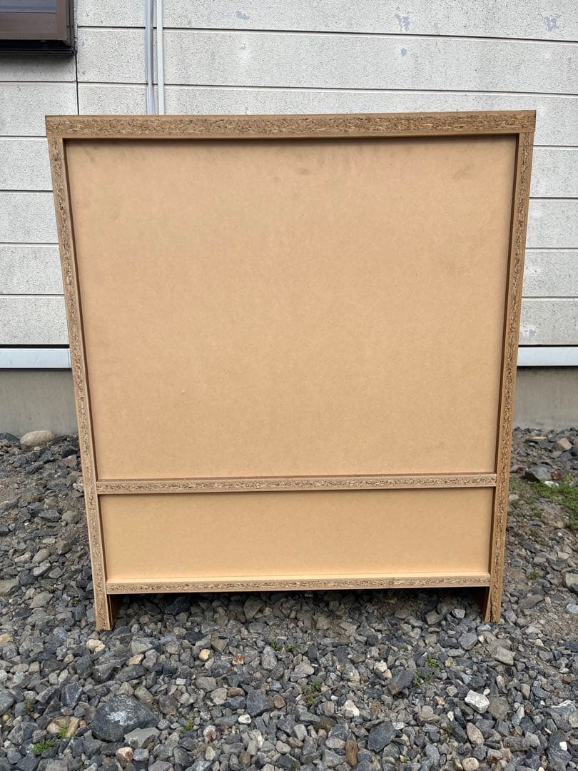 中古 木製キャビネット キッチンボード 木製チェスト 昭和レトロ