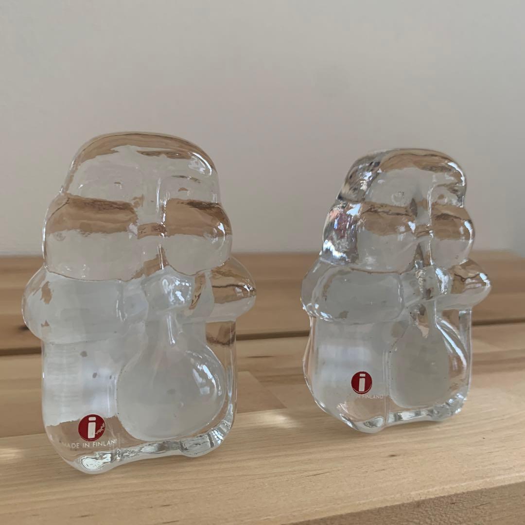  ヨルマ・ヴェンノラ ガラス吹きの職人　2つ