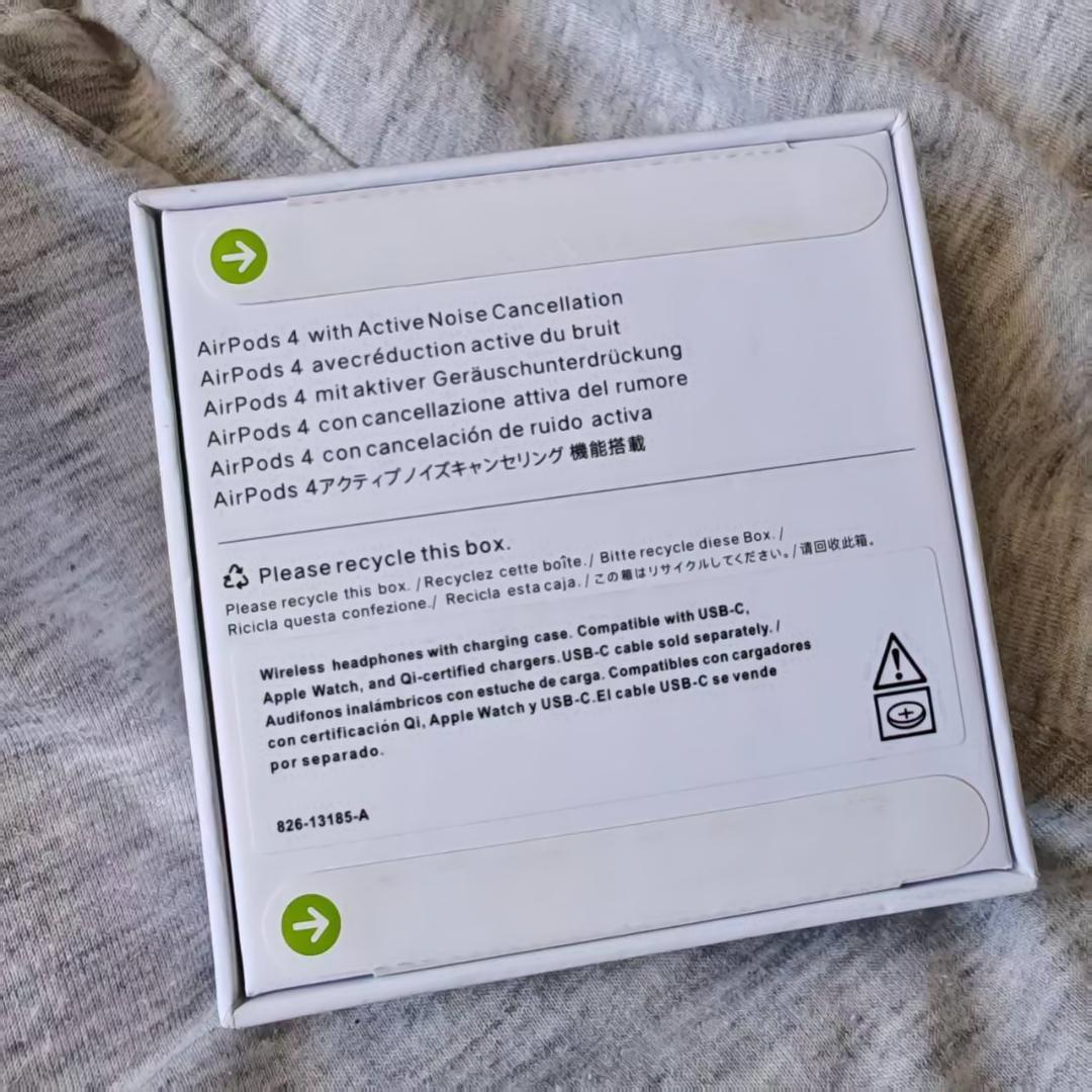 新品未開封 AirPods 4 アクティブノイズキャンセリング ANC