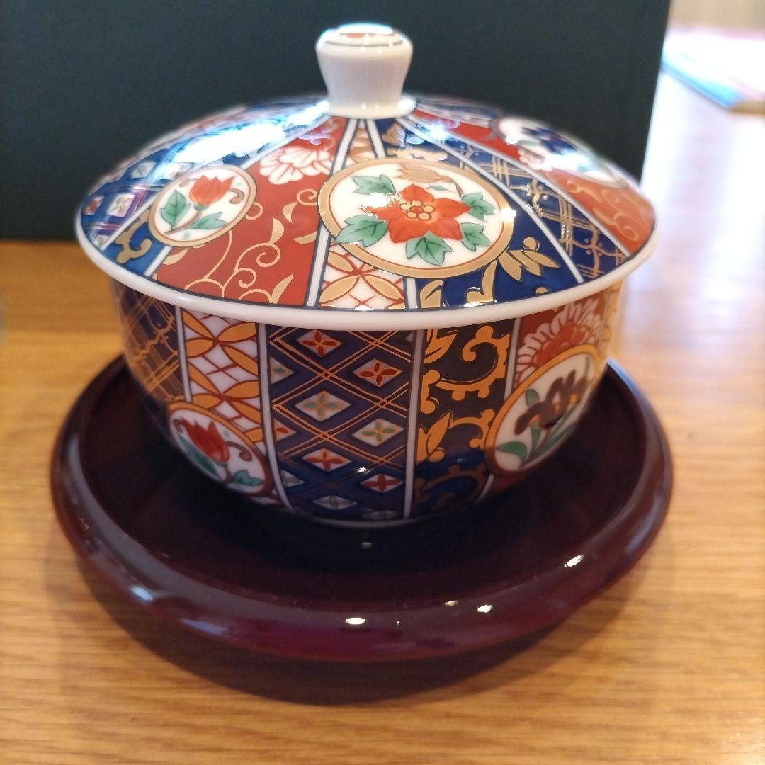 庫山窯・美濃焼　急須・蓋つき湯呑み茶碗・茶托セット　庫山窯　【新品】