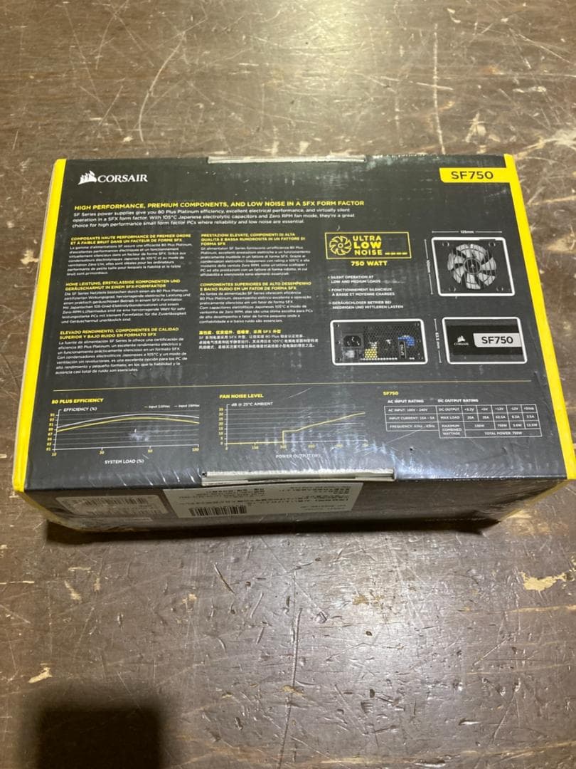 【未開封】 CORSAIR SF750 Platinum 80PLUS