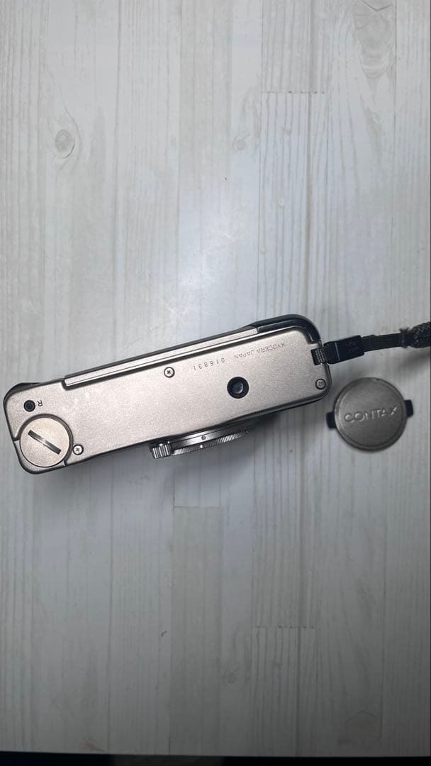 【フィルム付けないで確認した】CONTAX Tvs コンパクトカメラ