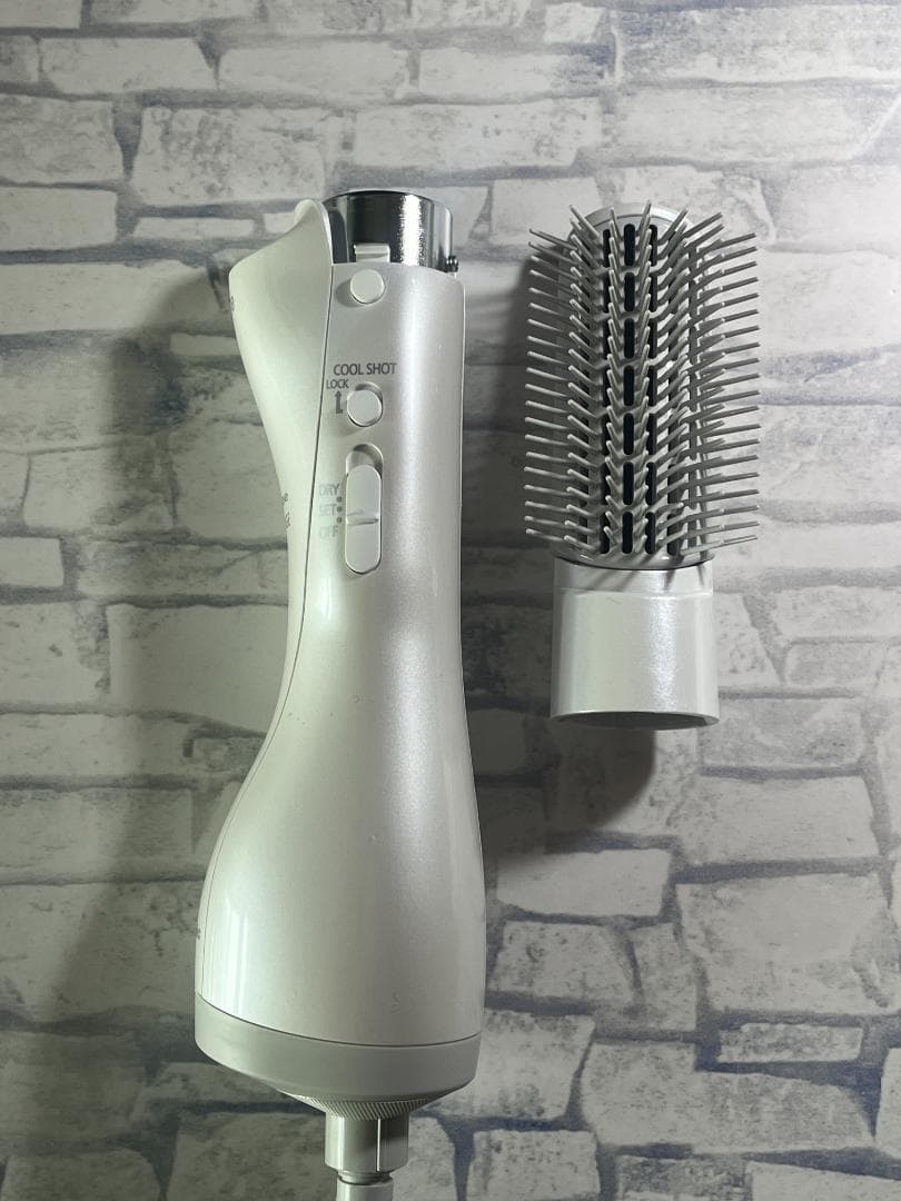 【美品】Panasonic くるくるドライヤー ナノケア EH-KN7J-W