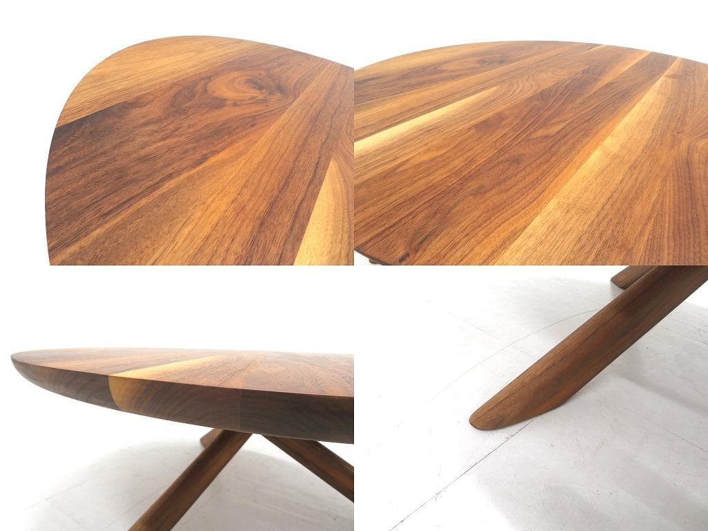 展示品　エスティック　ウォールナット　無垢材　コーヒーテーブル　サイドテーブル