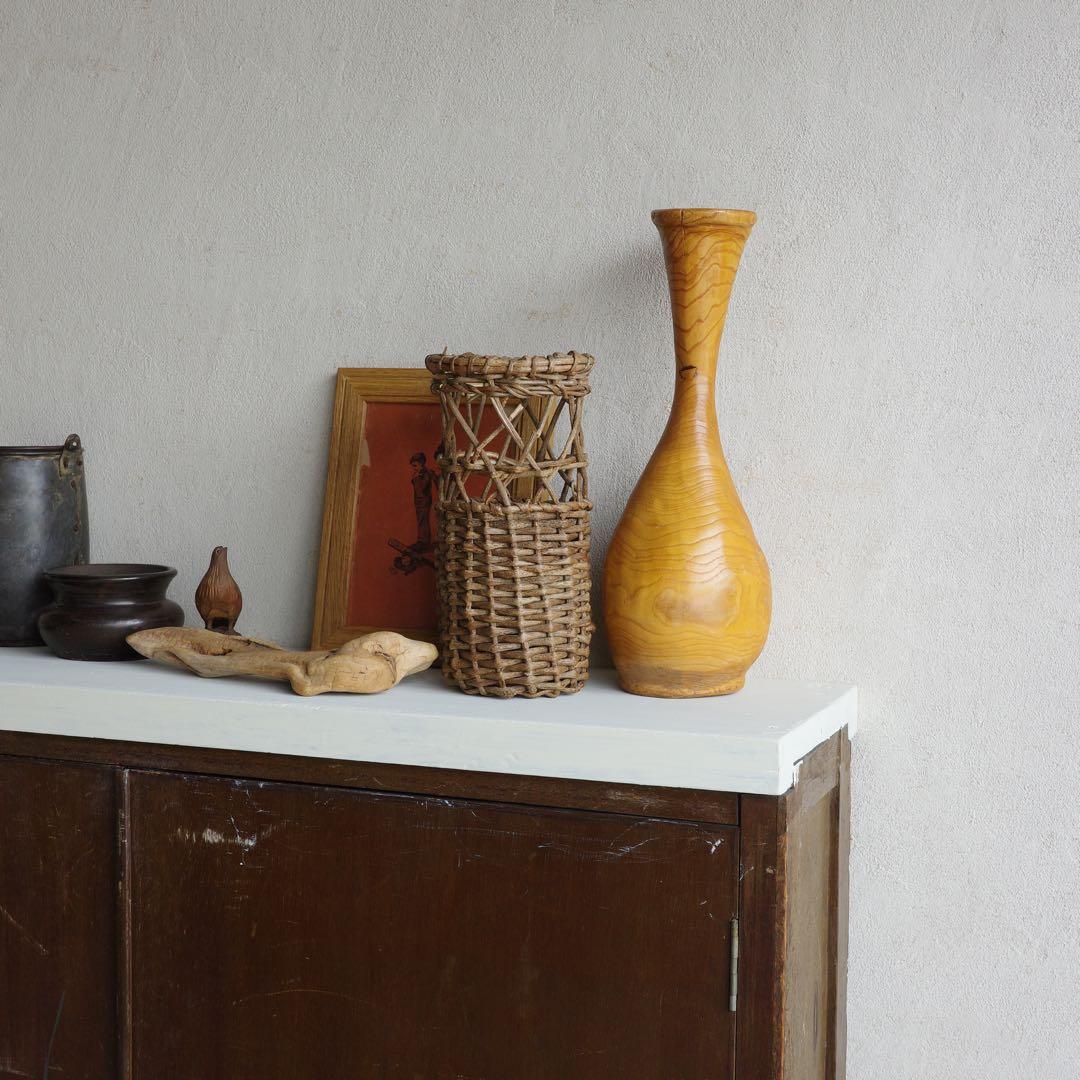 MM！横長の大きな飾り棚　古家具