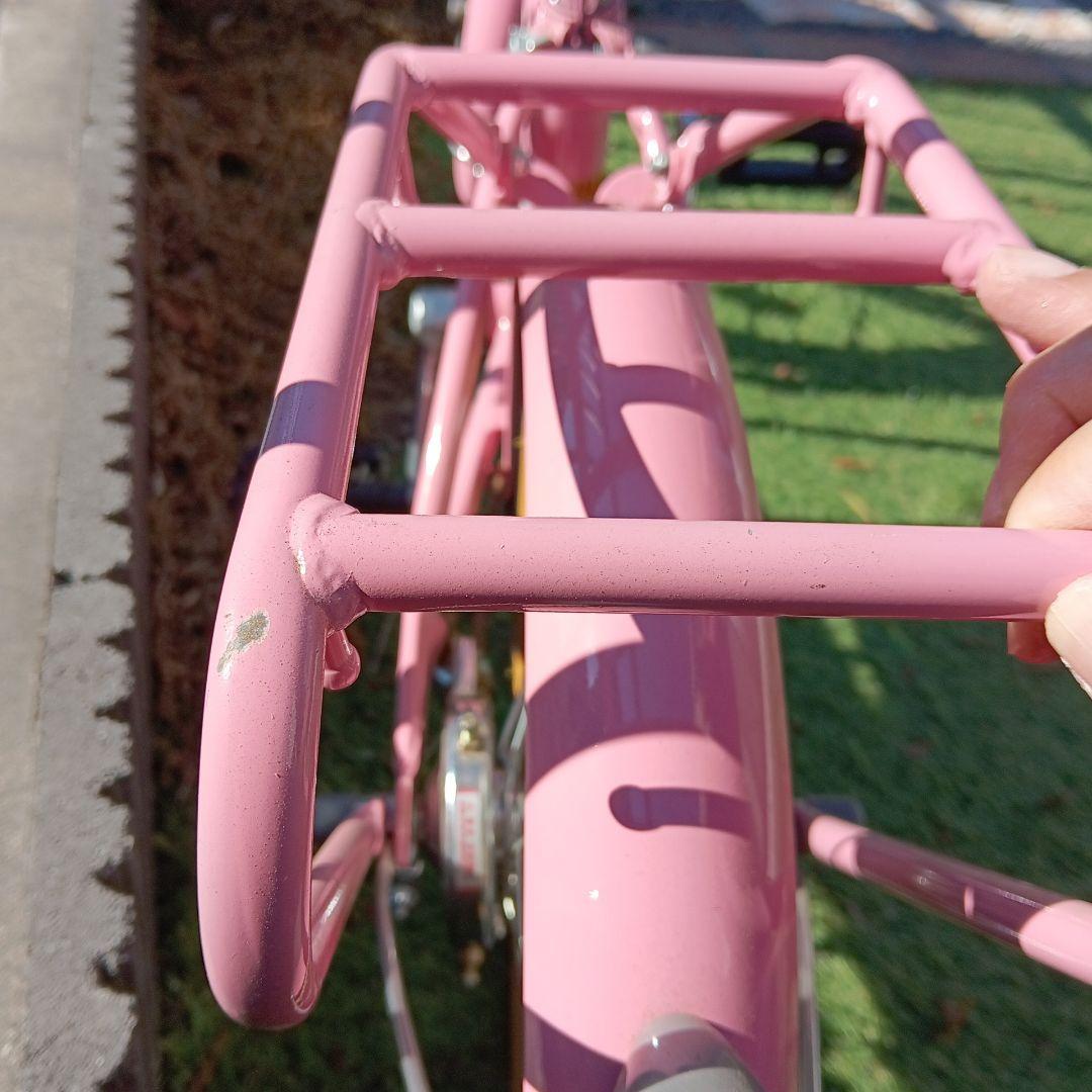 幼児用自転車 バスケット、補助輪付き16インチ