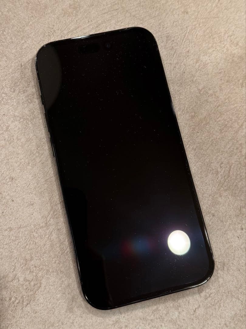 iPhone 14 pro 256GB ブラック　SIMフリー　 充電ケーブル付