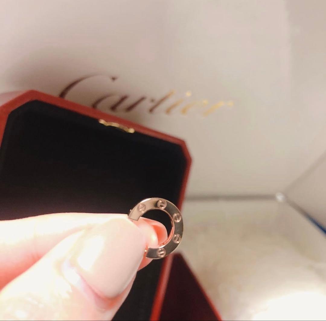 【たまか】カルティエ　ラブ　シングルピアス　cartier