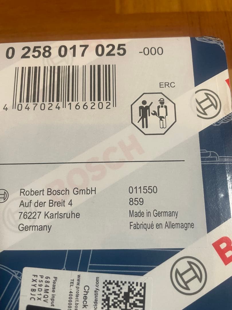 正規品BOSCH o2センサーLSU4.9 ワイドバンドA/Fセンサー