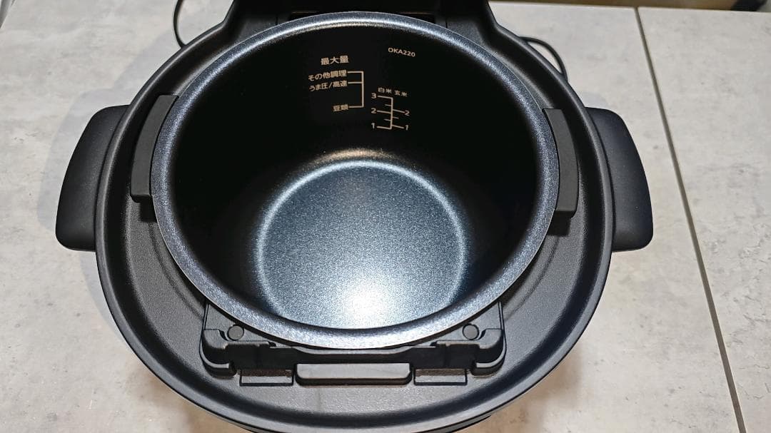 タイガー 電気圧力鍋 1.4L COK-B220-KM マットブラック