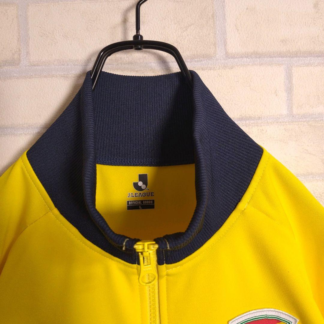祝 J1昇格★00s ジェフ千葉 ワッペン刺繍 トラックジャケット 黄 L