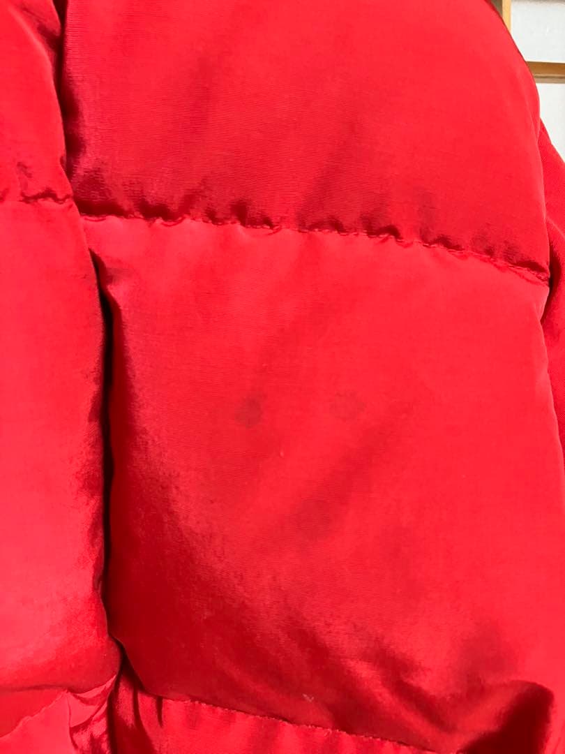 70s エディーバウアー ダウンジャケット　カラコラム　赤