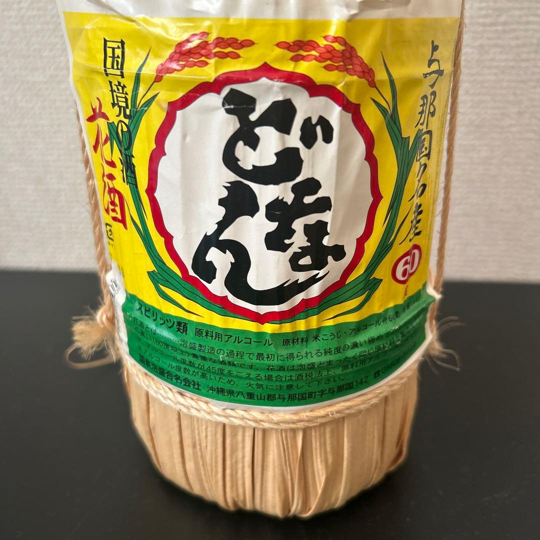 「どなん　60度　1800ml　花酒　国泉泡盛　与那国島　幻の逸品」