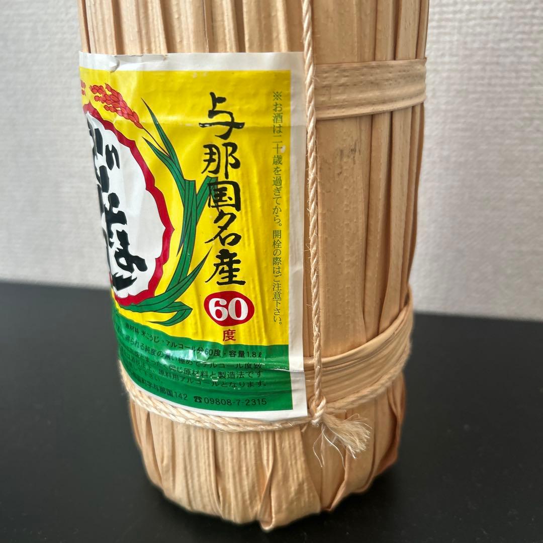 「どなん　60度　1800ml　花酒　国泉泡盛　与那国島　幻の逸品」